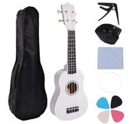 Viaggio amichevole 21Inch Ukulele 4 Corde Ukulele Strumenti Musicali Tiglio Texture Per I Principianti E Fan Dello Strumento