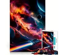 Viaggio attraverso il puzzle cosmico da 1000 pezzi,gioco creativo di abilità,componenti robusti e ben definiti,ideale da portare in viaggio,gioco per allenare la mente (50x75cm)
