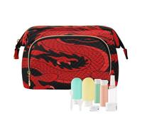 Viaggio Cosmetici Borse Drago Cinese E-boy Retro anni '90 Giappone Portatile Delle Donne Monete Cambiamento Borsa per Accessori