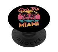 Viaggio da ragazza Miami Donne Besties South Beach Florida Vacay PopSockets PopGrip Adesivo