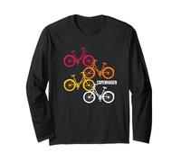 Viaggio Danimarca Copenaghen Bike Souvenir Maglia a Manica
