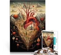Viaggio del cuore Puzzle 1000 pezzi per adolescenti Aiuta il cervello ad allenare i giocattoli che creano dipendenza per coltivare la pazienza Regalo di opere d'arte 38x26cm