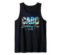 Viaggio di Compleanno a Cabo 2026 Messico Vacanze Spiaggia Baja Cali Crew Canotta