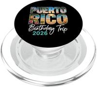 Viaggio di compleanno a Porto Rico 2026 PopSockets PopGrip per MagSafe