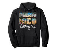 Viaggio di Compleanno a Porto Rico Felpa con Cappuccio
