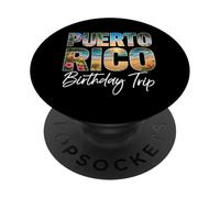 Viaggio di compleanno a Porto Rico PopSockets PopGrip Adesivo