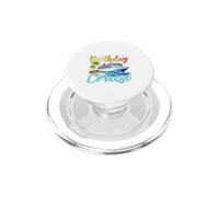 Viaggio di compleanno della nave dei delfini del re crociera di compleanno PopSockets PopGrip per MagSafe