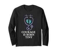 Viaggio di forza neonatale di Parent Pride Preemie Warrior in terapia intensiva neonatale Maglia a Manica