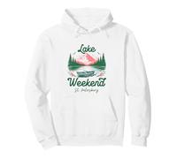 Viaggio di Vacanza nel fine Settimana sul Lago San Pietroburgo Florida Felpa con Cappuccio
