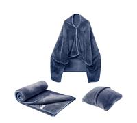 Viaggio in aereo | Combo Leggero | Set di Calda Flanella, Morbido Portatile per Volo Lungo Comfort In Viaggio, Viaggio Compatto per Donne, Ho