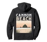 Viaggio in Auto sulla Costa di Cannon Beach, Oregon, Pacific Northwest Travel Felpa con Cappuccio