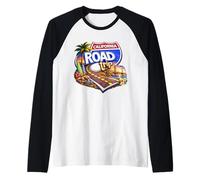 Viaggio in California Maglia con Maniche Raglan