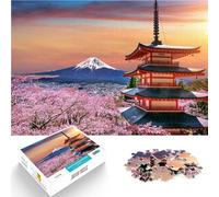 Viaggio in Giappone sul monte Fuji puzzle 1000 pezzi per adulti per il giocattolo di sfida del gioco educativo con pezzi completamente interconnessi di forma casuale 38x26cm