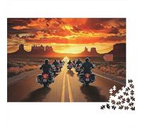 Viaggio in moto Puzzle 1000 Pezzi In cartone Extra Spesso, Un Puzzles Per Impossibile Difficile Arduo Stimolante, Ideale Per Office Break Puzzle, Regali Per Le Donne, Regali Per Gli Uomini 70x50
