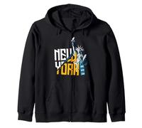 Viaggio negli Stati Uniti e in Città a New York Felpa con Cappuccio