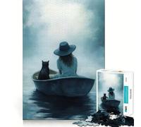 Viaggio nel mistero Puzzle da 1000 pezzi per adolescenti Allenamento mentale Divertente Dimensioni uniformi Pezzi precisi Rilassante Attività di gruppo al chiuso (38x52cm)