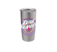Viaggio nel tempo" Retro Bicchiere termico in acciaio inox doppia parete