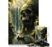 Viaggio nel Teschio della Giungla - Puzzle da 1000 pezzi per ragazzi - Stimola la capacità di ragionamento - Divertimento e svago - Bordi precisi - Regalo invernale (50x75cm)