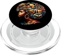 Viaggio panoramico del patrimonio africano PopSockets PopGrip per MagSafe