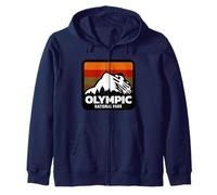 Viaggio per famiglie al Parco Nazionale Olimpico di Wash Felpa con Cappuccio