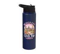 Viaggio per ragazze di Città del Messico 2027 Viaggio con amici CDMX Stainless Steel Insulated Water Bottle
