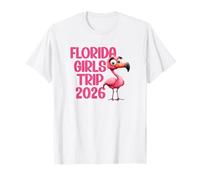Viaggio per Ragazze in Florida 2026 Flamingo Maglietta