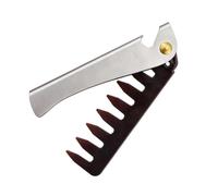 viaggio pieghevoli 1pc pettine antistatico pettine da barbiere pettine pieghevole a denti larghi spazzola for capelli pieghevole pettine tascabile pieghevole basette pettine baffi pettine for lo styli