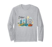 Viaggio Quotidiano Classico a Dubai negli Emirati Arabi Uniti Maglia a Manica