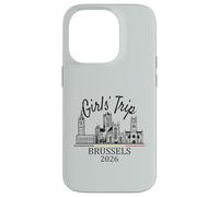 Viaggio Ragazze Bruxelles Belgio 2026 | Girls Travel Vacation Custodia per iPhone 14 Pro