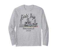 Viaggio Ragazze Bruxelles Belgio 2026 | Girls Travel Vacation Maglia a Manica