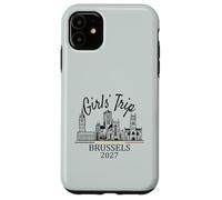 Viaggio Ragazze Bruxelles Belgio 2027 | Girls Travel Vacation Custodia per iPhone 11
