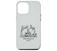 Viaggio Ragazze Bruxelles Belgio 2027 | Girls Travel Vacation Custodia per iPhone 12 Pro Max
