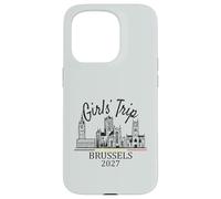 Viaggio Ragazze Bruxelles Belgio 2027 | Girls Travel Vacation Custodia per iPhone 15 Pro