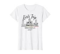 Viaggio Ragazze Bruxelles Belgio 2027 | Girls Travel Vacation Maglietta