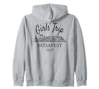 Viaggio Ragazze Budapest Ungheria 2027 | Girls Travel Vacation Felpa con Cappuccio