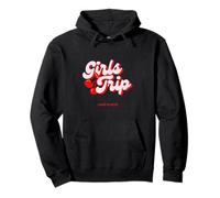 Viaggio Ragazze Cherries Lake Placid New York Vacanza Felpa con Cappuccio