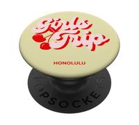 Viaggio ragazze Ciliegie Honolulu Hawaii Vacanza PopSockets PopGrip Adesivo