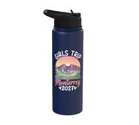Viaggio ragazze Monterrey 2027 Messico Amici Vacanza Stainless Steel Insulated Water Bottle
