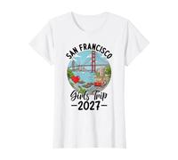 Viaggio Ragazze San Francisco 2027 Vacanza Maglietta