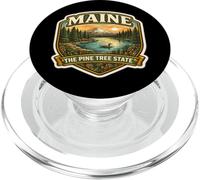 Viaggio ricordo dei visitatori del Maine The Pine Tree State PopSockets PopGrip per MagSafe