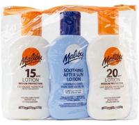 Viaggio Sole Cura Kit - SPF 15 & 20 Sole Lozioni+Aloe Vera Dopo Sole 3 X 100ml