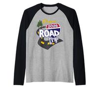 Viaggio su Strada a Portland Oregon 2026 Maglia con Maniche Raglan