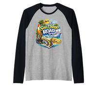 Viaggio su Strada a San Diego Maglia con Maniche Raglan