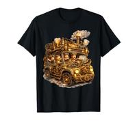 Viaggio su Strada per Famiglie Steampunk Maglietta
