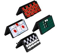 Viaggio Tavola Gioco Set Pacchetto Confezione 4 Classico Magnetico Ramino Giochi