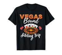 Viaggio tra fratelli e fratelli a Las Vegas Famiglia divertente 2025 Maglietta