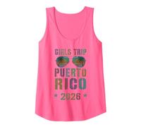 Viaggio Vintage per Ragazze a Puerto Rico 2026 Vacay Swim Travel Canotta