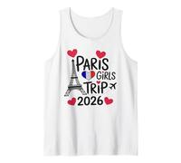 Viaggio Vintage per Ragazze di Parigi 2026 Vacay Best Ever Vacation Canotta
