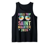 Viaggio Vintage Ragazze Saint Maarten 2026 Vacanze di Viaggio Canotta