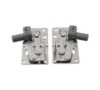 Viahsen 1 Paio di Cerniere a Ribaltamento con Chiusura Ammortizzata, Cerniere a Perno a 45 Gradi per Cassetti Frontali Del Lavello, Parti di Riparazione, Cern